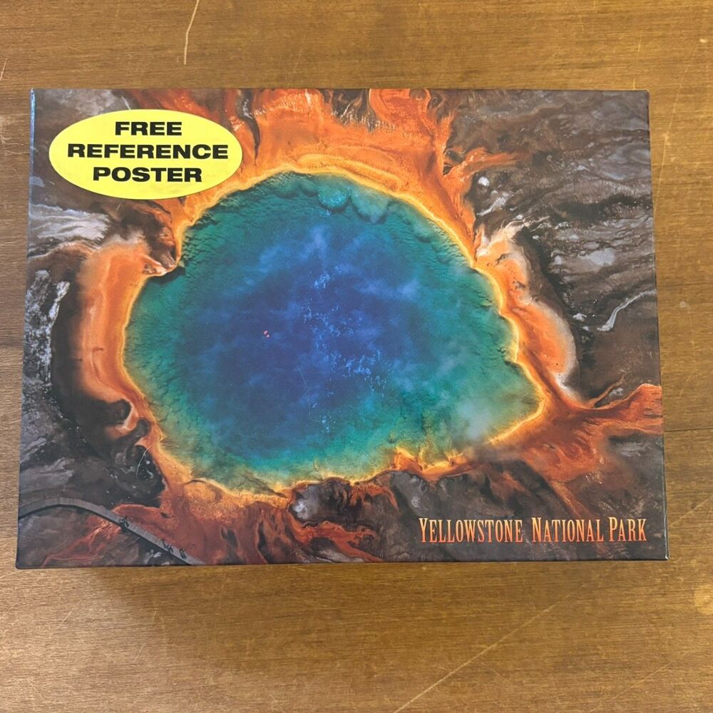 Yellowstone National Park Grand Prismatic Spring >500 Random Cut Jigsaw Puzzle